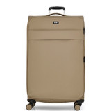 TR-0286-BEI-L - Rock Harper 4 Wheel 78cm Large Suitcase Beige