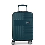 TR-0282-BLU-S - Rock Aspen 4 Wheel 54cm Cabin Suitcase Blue