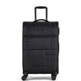 TR-0275-BLK-M - Rock Tokyo 4 Wheel Spinner 68cm Medium Suitcase Black