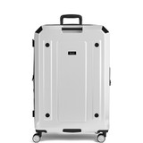 TR-0288-WHT-L - Rock Alpine 4 Wheel Exp 75cm Large Suitcase White