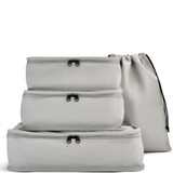 TA-0036-GRE - Rock Set of 4 Packing Cubes Grey