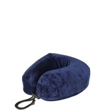 TA-0031-NAV - Rock Deluxe Memory Foam Travel Pillow Navy