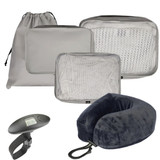 LUX-6-BUNDLE-GRE - Luxury 6 Piece Travel Bundle Grey