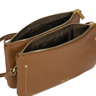 Bric's Gondola Violetta 2 Zip Shoulder Bag