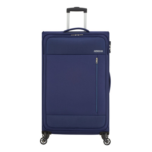 130669-6636 - American Tourister Heat Wave 80cm Large Suitcase Combat Navy