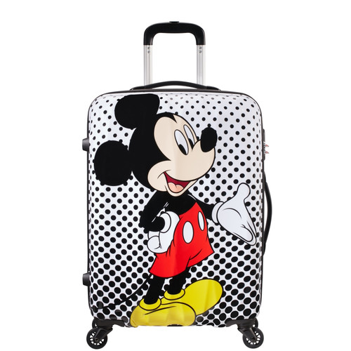 64479-7483 - American Tourister Disney Legends 65cm Medium Suitcase Mickey Mouse Polka Dot