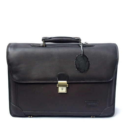 cz-74970 - https://www.luggagesuperstore.co.uk/media/catalog/product/c/o/cortez_74970_brown_1.jpeg | Cortez 17.3" Laptop Briefcase 