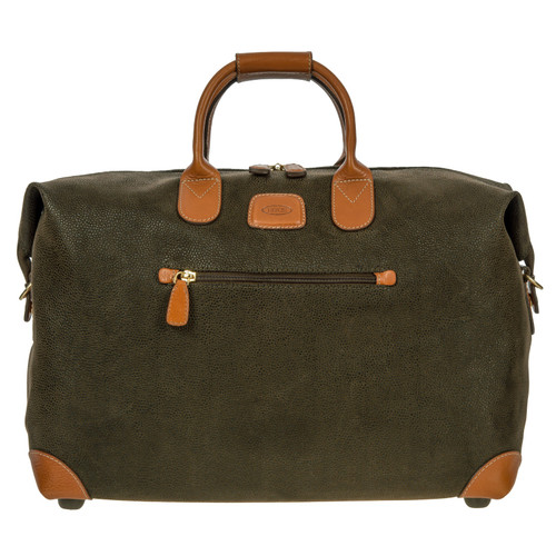 blf20203-378 - https://www.luggagesuperstore.co.uk/media/catalog/product/b/l/blf20203-278-01_3.jpg | Bric’s Life 48cm Small Clipper Holdall Olive
