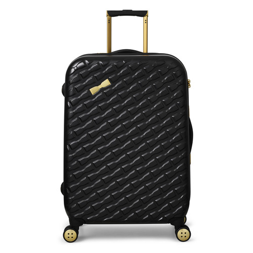 tbw0302-001 - https://www.luggagesuperstore.co.uk/media/catalog/product/t/b/tbw0302-001_belle_medium_case_black__1__1.jpg | Ted Baker Belle 4 Wheel 69cm Medium Suitcase Black