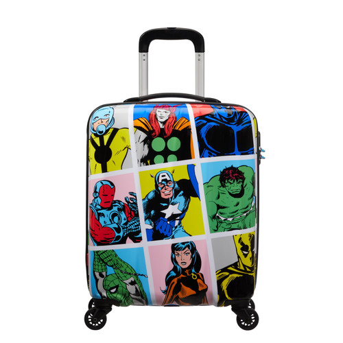 92690-9073 - https://www.luggagesuperstore.co.uk/media/catalog/product/p/r/prod_col_92690_9073_front.jpg | American Tourister Marvel Legends 2.0 55cm 4 Wheel Cabin Suitcase Marvel Pop Art