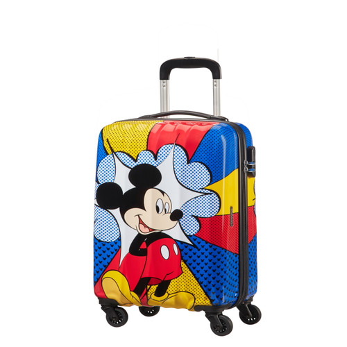 106497-6276 - American Tourister Hypertwist Disney 55cm 4 Wheel Cabin Suitcase Mickey Flash Pop
