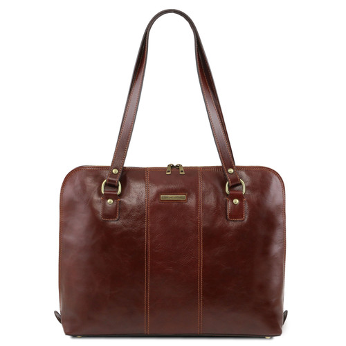 TL141795-1795_1_1 - Tuscany Leather Ravenna Exclusive Business Bag Brown
