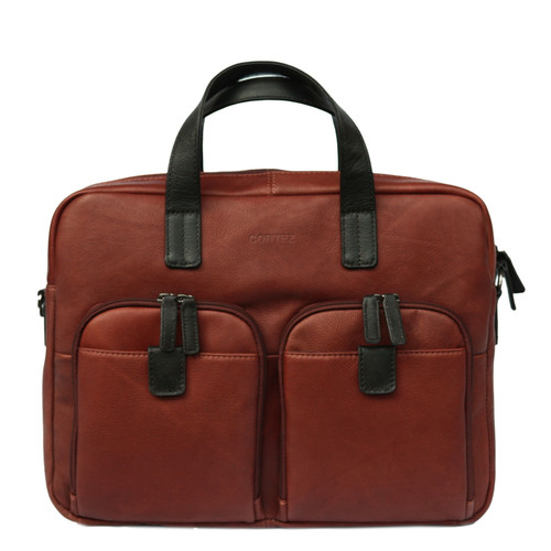 cz-87803 - https://www.luggagesuperstore.co.uk/media/catalog/product/c/o/cortez_87803_cognac_1.jpeg | Cortez 15.6" Laptop Business Bag