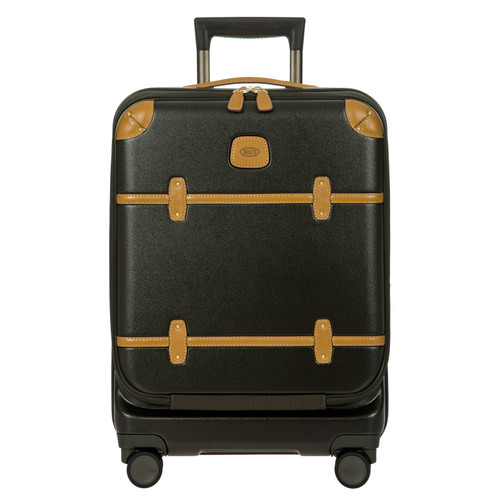 bbg28312-078 - https://www.luggagesuperstore.co.uk/media/catalog/product/b/b/bbg28312.078.15.jpg | Bric's Bellagio 2 55cm Cabin Suitcase with USB Port Olive/Tan