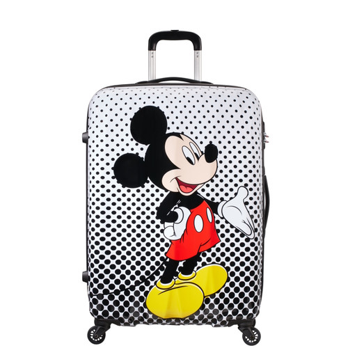 64480-7483 - American Tourister Disney Legends 75cm Large Suitcase Mickey Mouse Polka Dot
