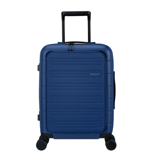 139278-1598 -American Tourister Novastream 55cm Cabin Suitcase Smart Navy Blue