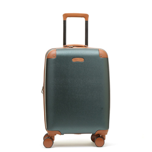 TR-0219-GRN-S - 
Rock Carnaby 56cm Expandable Cabin Suitcase Emerald Green