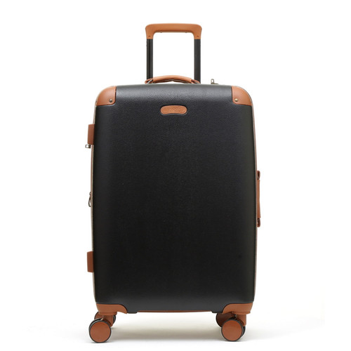 TR-0219-BLK-M - 
Rock Carnaby 67cm Expandable Suitcase Black