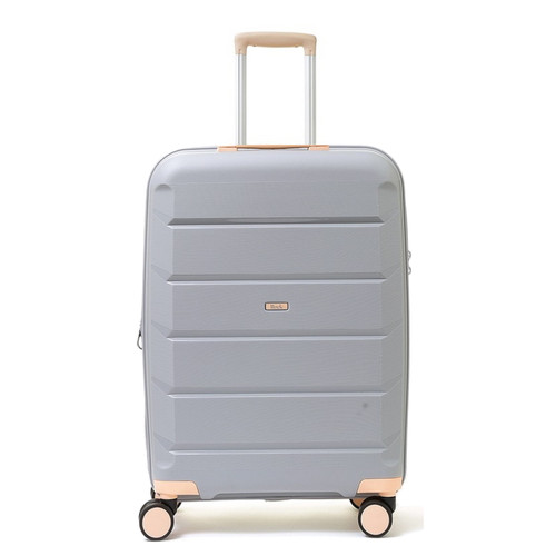 TR-0239-GRY-M - 
Rock Tulum 66cm Expandable Suitcase Grey