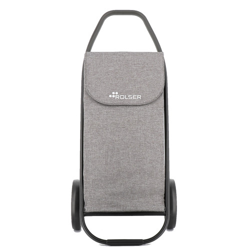 ROLS-COM8-BTT-GREY - 
Rolser COM Tweed Black Tube 2 Big Wheel Shopping Trolley Grey Tweed