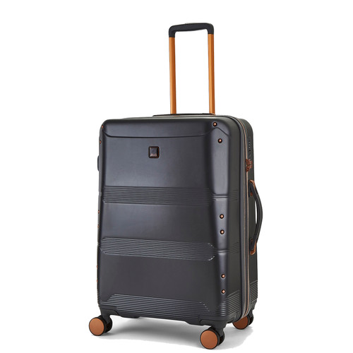TR-0238-CHA-M - Rock Mayfair 65cm Expandable Suitcase Charcoal