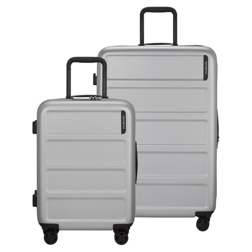 146257-1776 - Samsonite Quadrix 2 Piece Luggage Set Silver