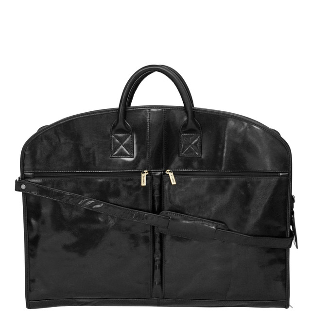 S Babila Soft Leather Garment Bag