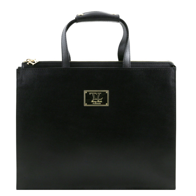 Tuscany Leather Palermo Saffiano Ladies 3 Compartment Briefcase