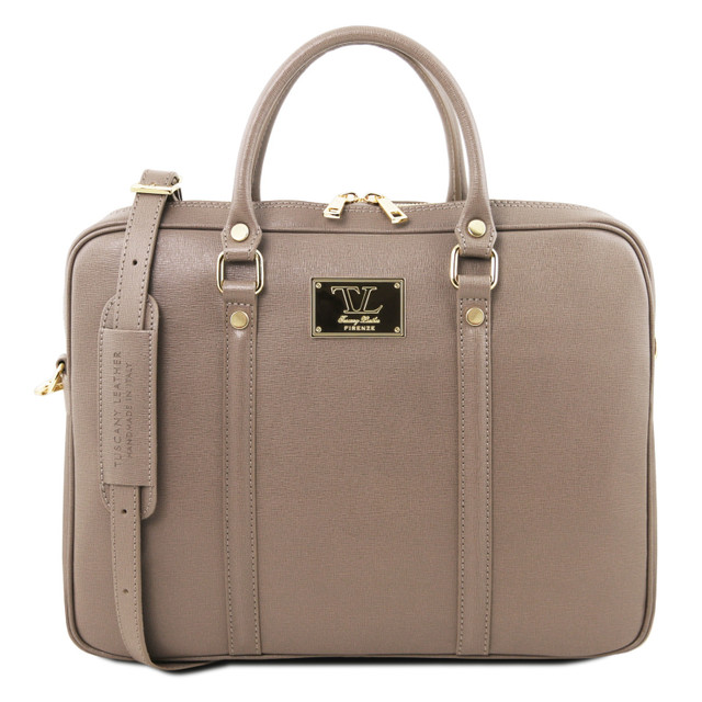 Tuscany Leather Prato Exclusive Saffiano Laptop Case
