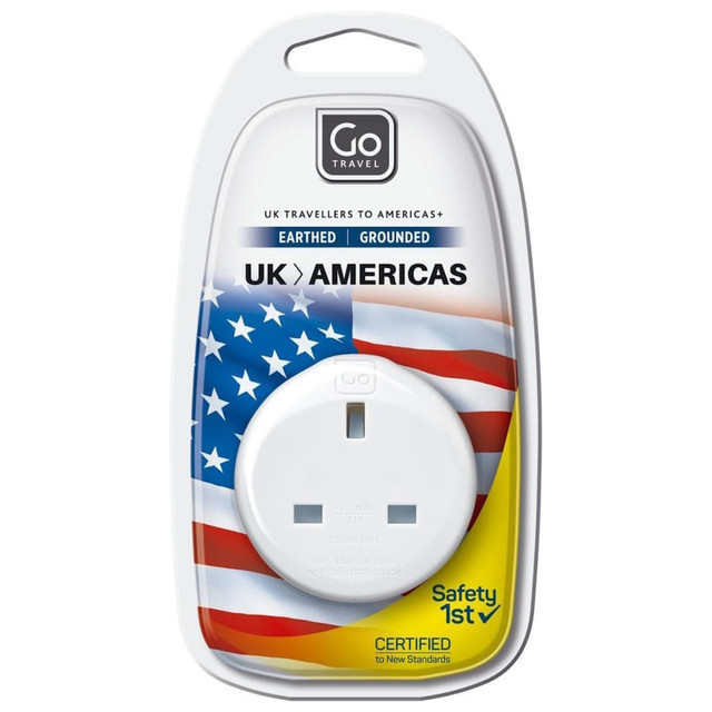 Go Travel UK-USA Travel Plug Adaptor