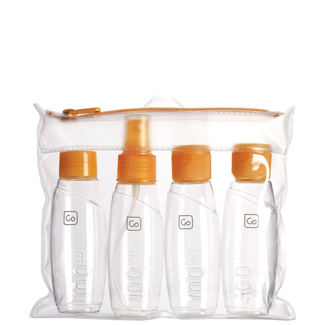 Go Travel Cabin Bottles Set & Clear Pouch