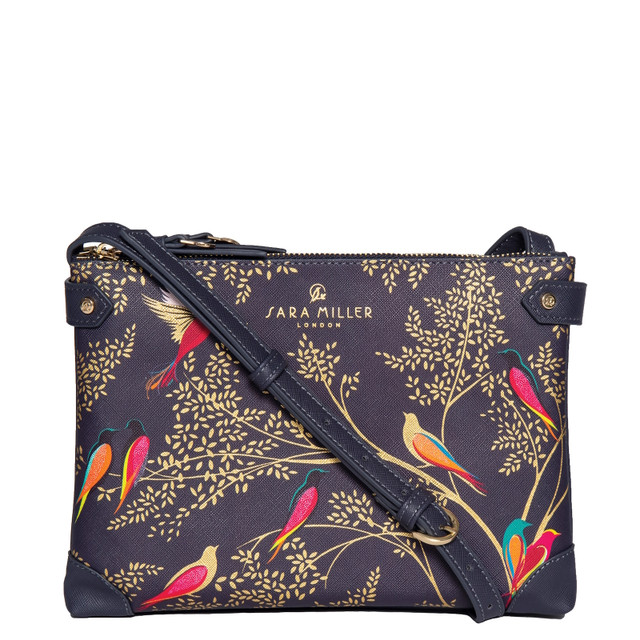 Sara Miller Zip Top Crossbody Bag