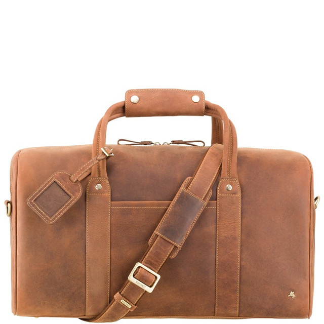 Visconti Explorer Leather Cabin Holdall - 50cm