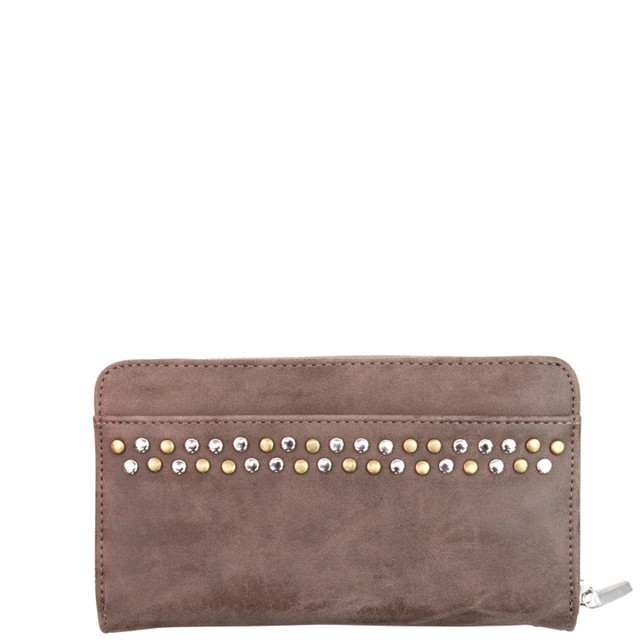 Felda Ladies PU Suede Effect Purse with Wrist Strap