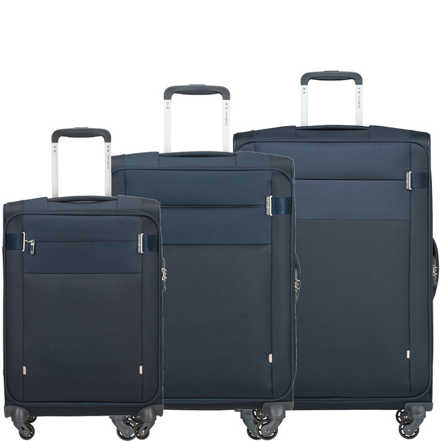 Samsonite Citybeat 3 Piece Luggage Set - 55cm, 66cm & 78cm