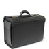 TAS-880-BL - 
Tassia Vinyl Pilot Case with End Pockets Black