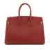 TL141529-1529_1_4 - Tuscany Leather Handbag with Golden Hardware Red