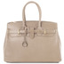 TL141529-1529_1_96 - Tuscany Leather Handbag with Golden Hardware Light Taupe