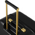tbw0302-001 - https://www.luggagesuperstore.co.uk/media/catalog/product/t/b/tbw0302-001_belle_black_trolley_system_close_up_2.jpg | Ted Baker Belle 4 Wheel 69cm Medium Suitcase Black