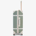 TR-0193-SGE-M - 
Rock Vintage 67cm Medium Suitcase Sage Green