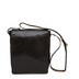 i260-br | Felda Mini Leather Crossover Bag Dark Brown