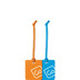 152.104 - 
Go Travel Luggage Tags Twin Pack Blue/Orange