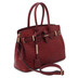 tl142120-2120_1_4 - https://www.luggagesuperstore.co.uk/media/catalog/product/1/4/142120-rosso-lato.jpg | Tuscany Leather Ostrich Print Handbag Red