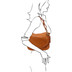 TL141110-1110_1_6 - 
Tuscany Leather Soft leather shoulder bag with tassel detail Cognac