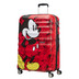 85673-6976 - https://www.luggagesuperstore.co.uk/media/catalog/product/p/r/prod_col_85673_6976_front34.jpg | American Tourister Wavebreaker Disney 77cm Suitcase Mickey Comics Red