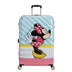 85673-8623 - https://www.luggagesuperstore.co.uk/media/catalog/product/p/r/prod_col_85673_8623_front.jpg | American Tourister Wavebreaker Disney 4 Wheel Large Suitcase - 77cm - Minnie Pink Kiss