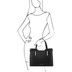 TL141412-1412_1_2 - 
Tuscany Leather Olimpia Tote Shopping Bag Black