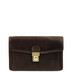 tl141442-1442_1_5 - https://www.luggagesuperstore.co.uk/media/catalog/product/1/4/141442-testa-di-moro-fronte.jpg | Tuscany Leather Tommy Men's Wrist Bag Dark Brown