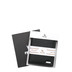 8002-bl | Felda RFID Upright Leather Wallet with 8 Credit Card Slots Black