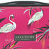 SMH0103-008 - 
Sara Miller 4 Wheel Spinner 54cm Cabin Suitcase Pink Heron